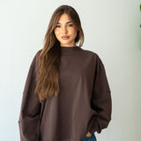 Maglia Daphne 19603- MARRONE