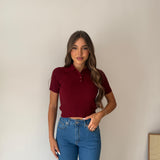 Polo Lily 8202- BORDEAUX