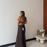Abito Taryana 58139- MARRONE
