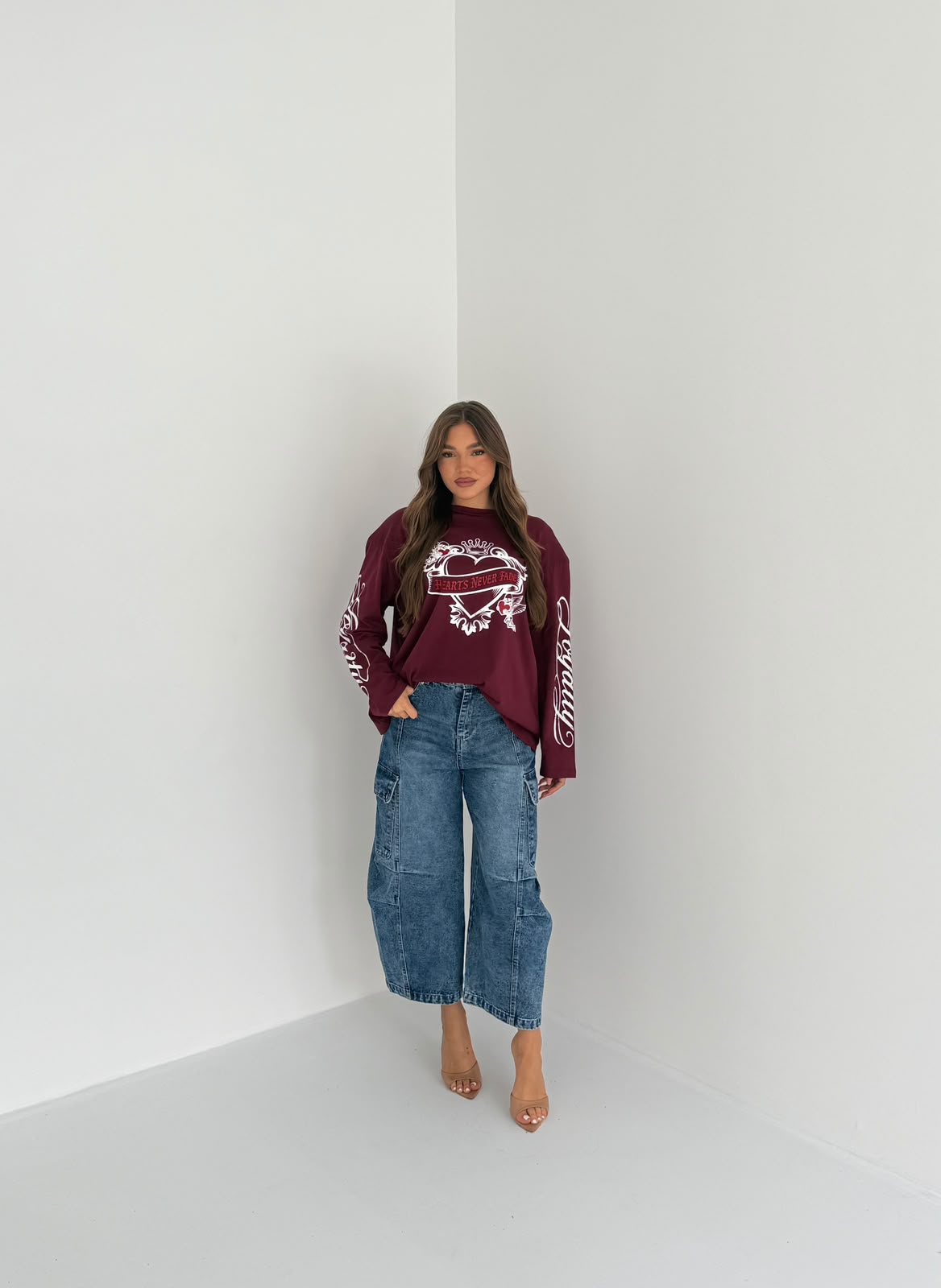 Maglia Hearts 2639M02- WINE