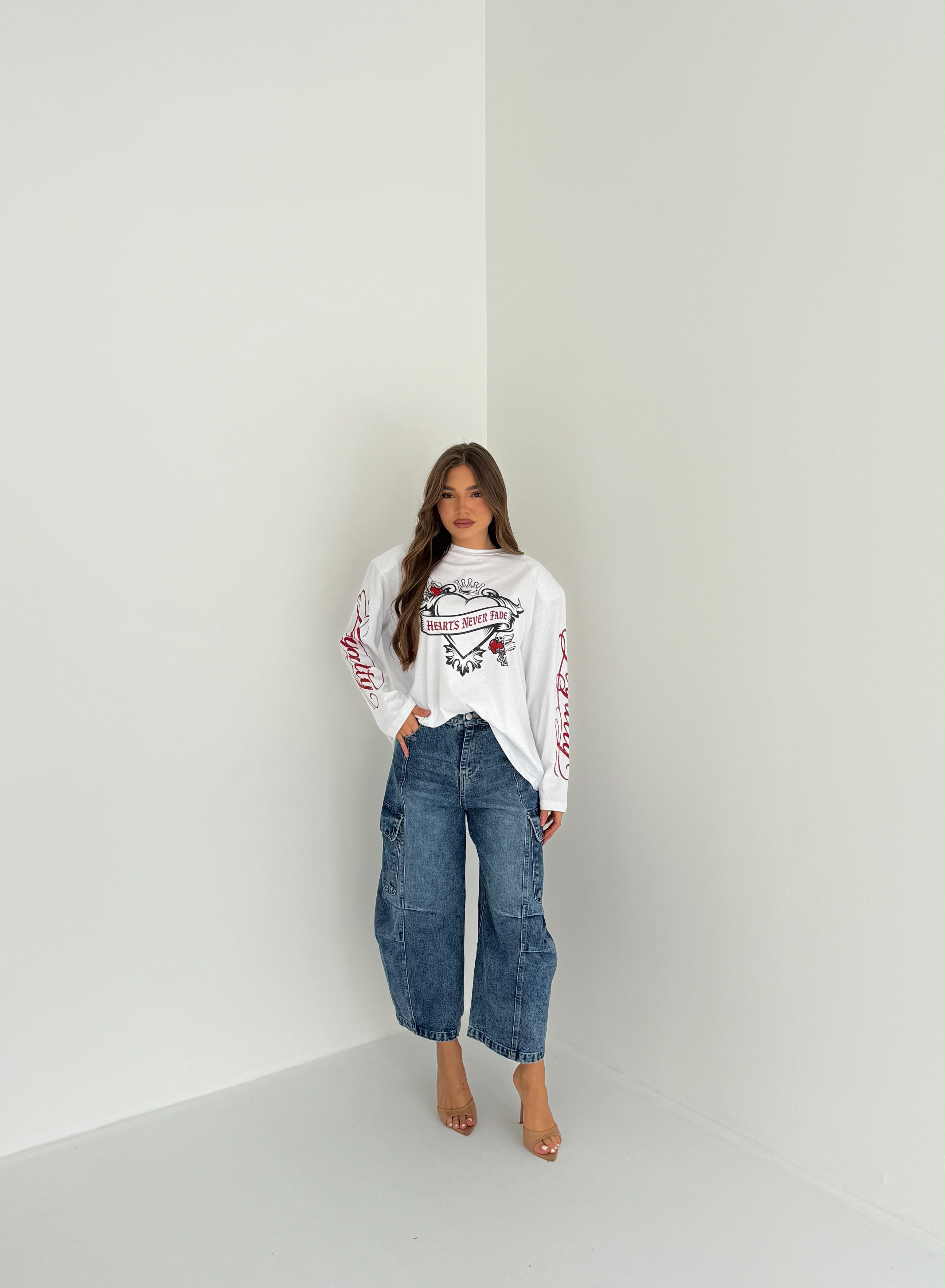 Maglia Hearts 2639M02- BIANCO