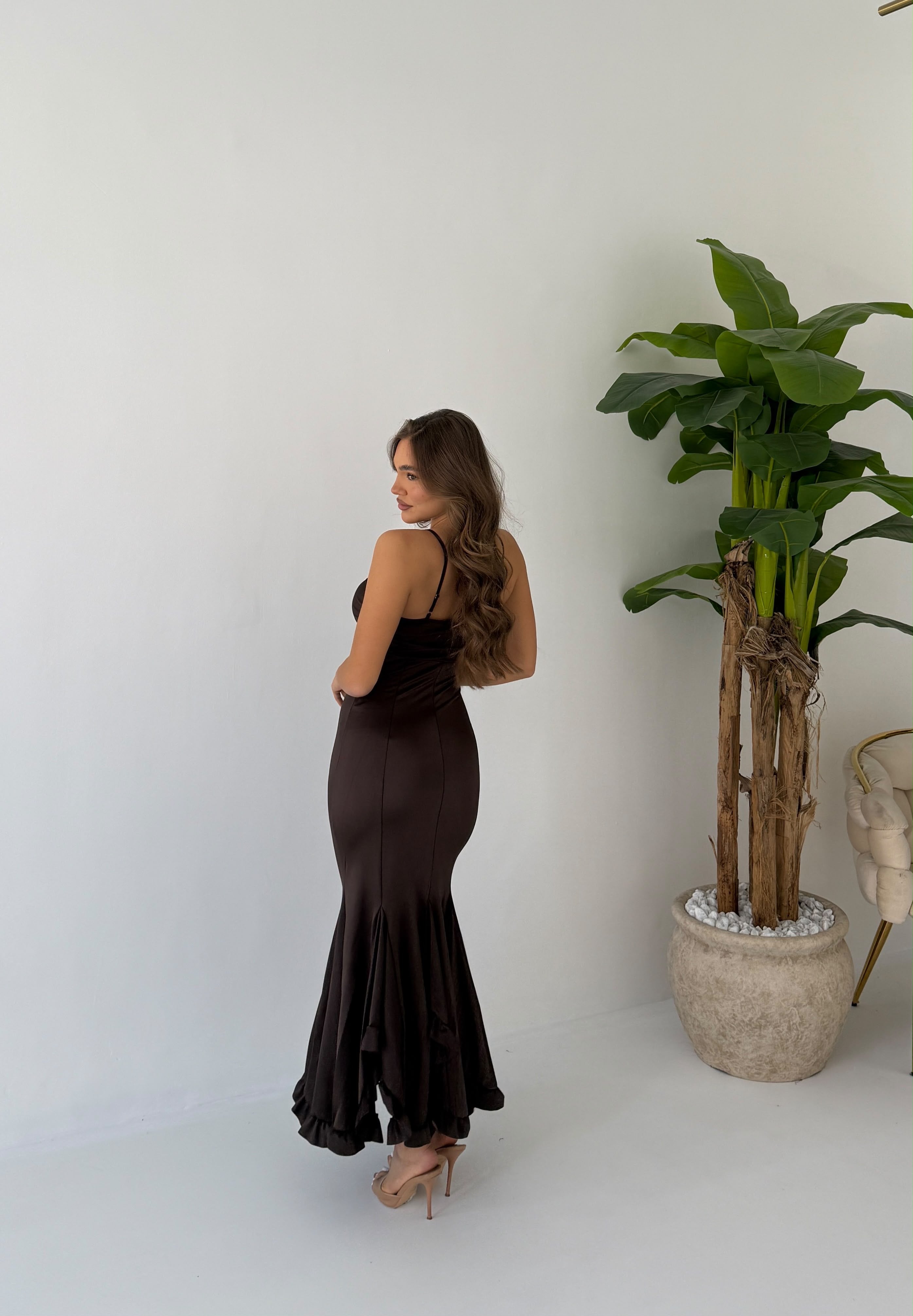 Abito Anthea 28473 - MARRONE