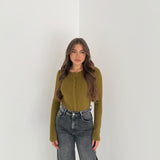 Cardigan Helen DT8-1175- PISTACCHIO