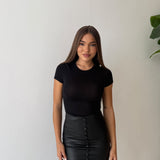 Shirt Violet 0665- NERO