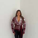 Cardigan Nathalie 2051 - BORDEAUX