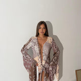 Vestitino Tropicana 10332- BEIGE