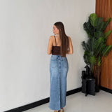 Gonna Longuette Misty 5175- DENIM