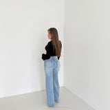 Jeans Haile H8000-3 - DENIM CHIARO