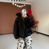 Pelliccia Dayane 68342 - NERO