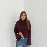 Maxi Maglia ultralight  Kendy JUSTWEST 155- WINE