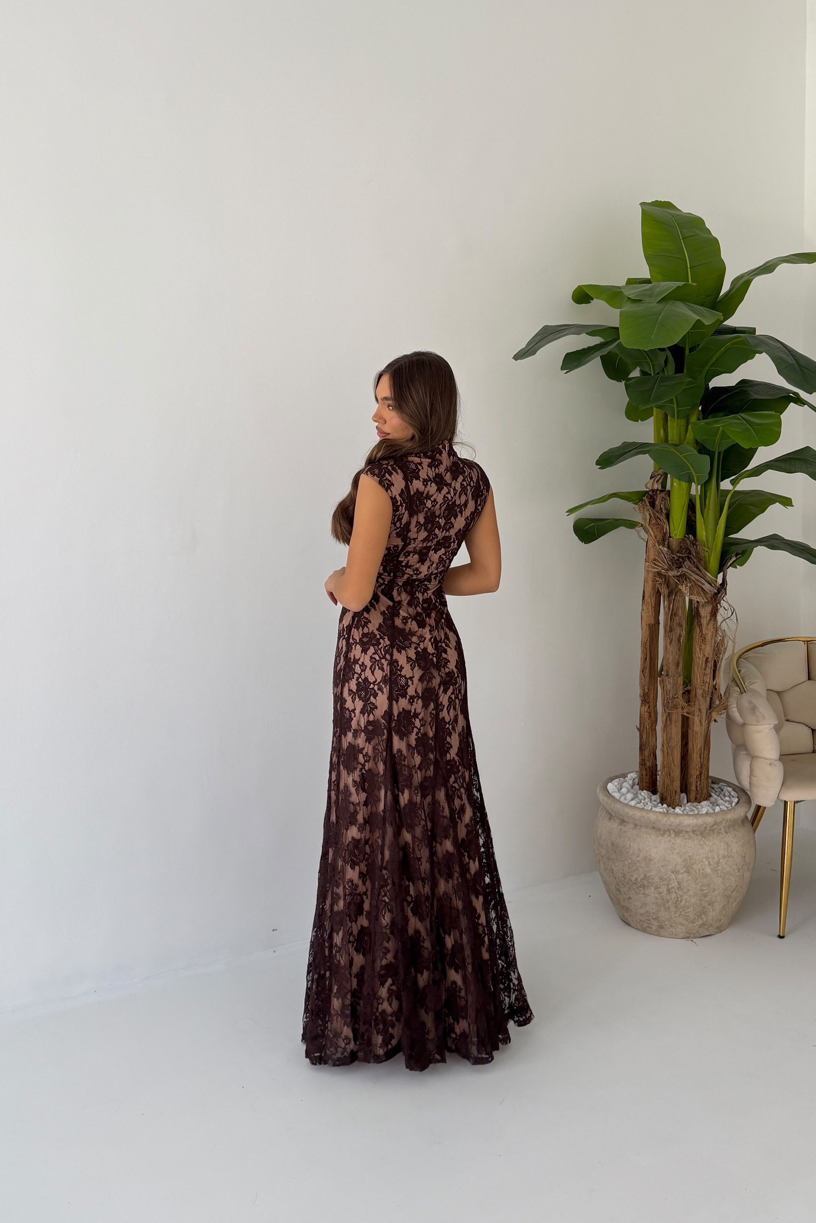 Abito Kimberly 16145 - MARRONE