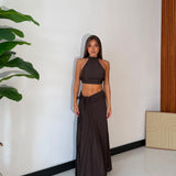 Coordinato Penelope 96803- MARRONE