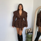 Giacca Lavia 11776-MARRONE