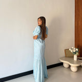 Abito Hazel 28102- CELESTE