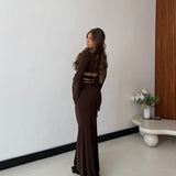 Coordinato Melody 12292- MARRONE