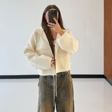 Maglioncino con zip Juana 1818-PANNA