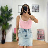 Gonna Nelya 3651-DENIM CHIARO