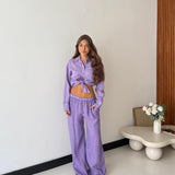 Coordinato Jaqueline 8612-1 - LILLA