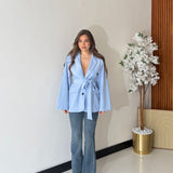 Blazer Oriana 3871 - CELESTE