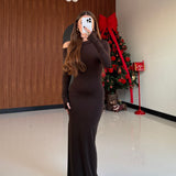 Abito Iris 12793-MARRONE