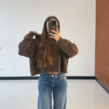 Maglione Maika 8028-MARRONE