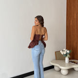 Corpetto Ada 7217- MARRONE
