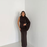 Abito Ashlyn 2701 - MARRONE