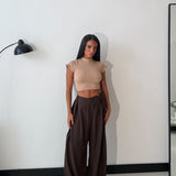 Pantalone Adele 9245 - MARRONE