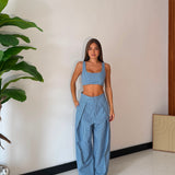 Coordinato Mules 98066- CELESTE GRANDE