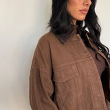 Giubbino Brookes YX509-MARRONE