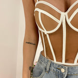 Corpetto Adina  99915 - BIANCO