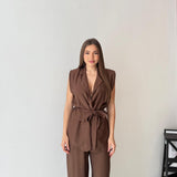 Coordinato Claribel 15905 - MARRONE