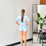 Tutina Leila 3071 - DENIM CHIARO