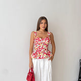 Top Flowers 12128- ROSSO