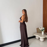 Vestito Madame 27624 - MARRONE