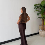 Gonna Nicla 3705 - MARRONE