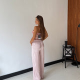 Pantalone Faye 24205 - ROSA ANTICO