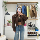 Giubbino Yulia 6686-MARRONE