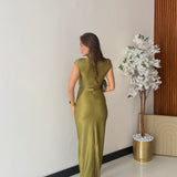 Abito Ashley 3056 - PISTACCHIO