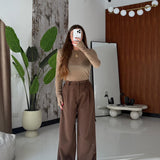 Pantalone Amelia 12639 - MARRONE