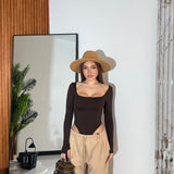 Body Nylon 13377-MARRONE