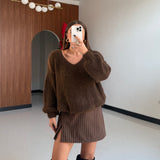 Maglione Kylie 3081-MARRONE