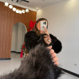 Pelliccia Lauree D5019-3-NERO