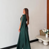 Abito Esther 27548- VERDE SMERALDO