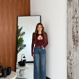 Jeans Monia 5800- DENIM SCURO