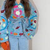 Kimono/Giacca Jessy 13227 - DENIM CHIARO