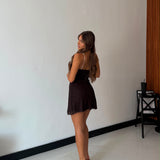 Vestitino Cailin 28531 - MARRONE