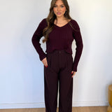 Pantalone Kendal 66608-BORDEAUX