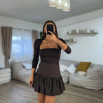 5998 Gonna Aisha (marrone) - Frida Shop