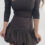 5998 Gonna Aisha (marrone) - Frida Shop